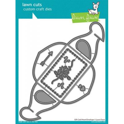 Lawn Fawn Lawn Cuts - Gift Card Heart Envelope